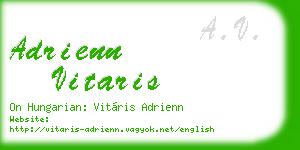 adrienn vitaris business card