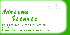 adrienn vitaris business card